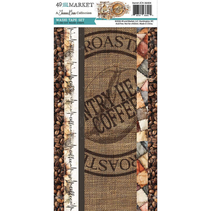 49 AND MARKET COUNTRY HEART CAFE COLLECTION WASHI SHEETS - JCH-36404
