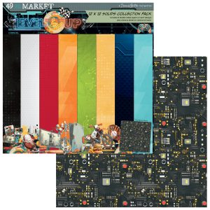 49 AND MARKET LEVEL UP COLLECTION 12X12 SOLIDS PACK - DUL-36466