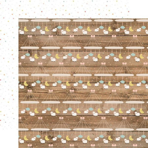 ECHO PARK BABY GIRL 12 X 12 PAPER LITTLE LADY MOBILE - BAG202004