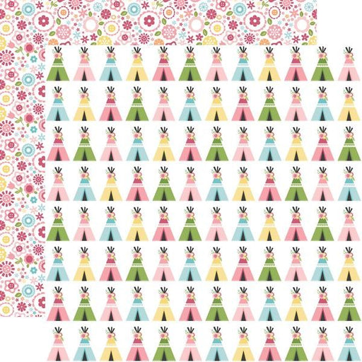 ECHO PARK ALL GIRL 12 X 12 PAPER TEEPEE TRAILS - ALG206008