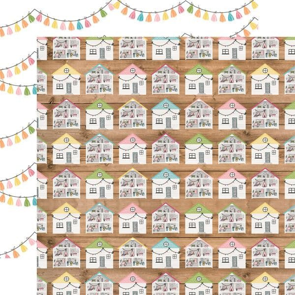 ECHO PARK ALL GIRL 12 X 12 PAPER DOLLHOUSE DREAM - ALG206011