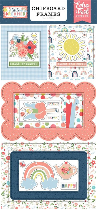 ECHO PARK LITTLE DREAMER GIRL CHIPBOARD FRAMES - LD237065