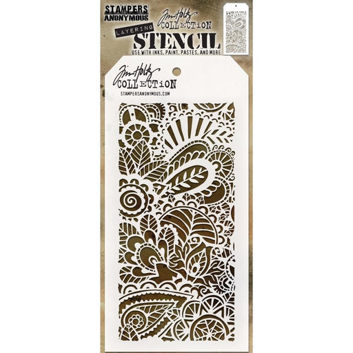 TIM HOLTZ COLLECTION LAYERING STENCIL DOODLE ART 1 - THS141