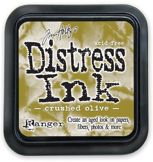 TIM HOLTZ DISTRESS INK PAD CRUSHED OLIVE - DIS27126