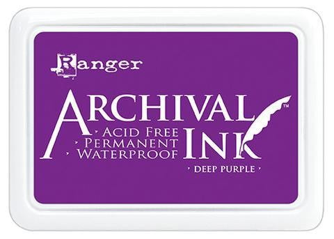 RANGER ARCHIVAL INK PAD DEEP PURPLE - AID30430