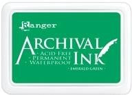 ARCHIVAL INK STAMP PAD EMERALD GREEN - AIP30447