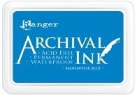 ARCHIVAL INK STAMP PAD MANGANESE BLUE - AIP30454