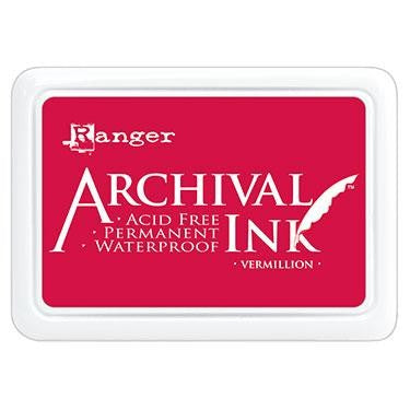 ARCHIVAL INK STAMP PAD VERMILLION - AIP30461