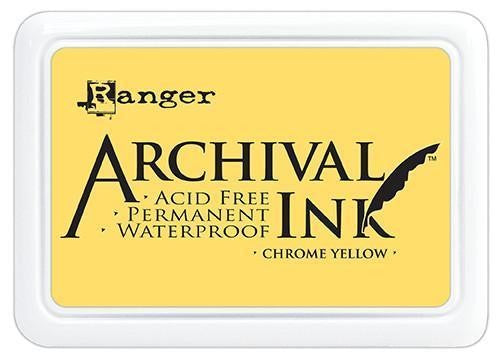 RANGER ARCHIVAL INK PAD CHROME YELLOW - AIP30591