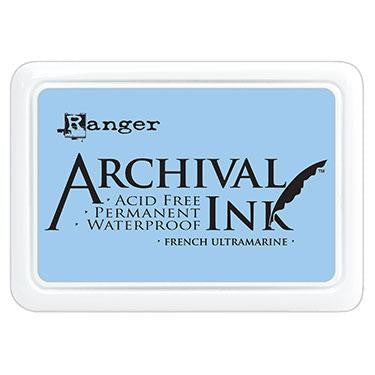 ARCHIVAL INK STAMP PAD FRENCH ULTRAMARINE - AIP30607