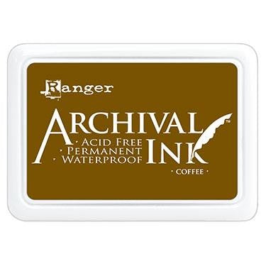 ARCHIVAL INK STAMP PAD COFFEE - AIP31451