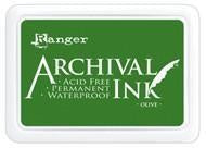 RANGER ARCHIVAL INK PAD OLIVE - AID31482
