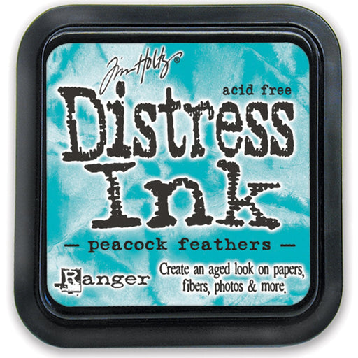 TIM HOLTZ DISTRESS INK PAD PEACOCK FEATHERS - DIS34933