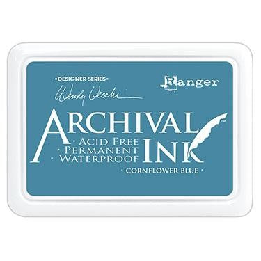 RANGER ARCHIVAL INK PAD CORNFLOWER BLUE - AID38955