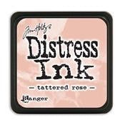 TIM HOLTZ DISTRESS MINI INK PAD TATTERED ROSE - TDP40224