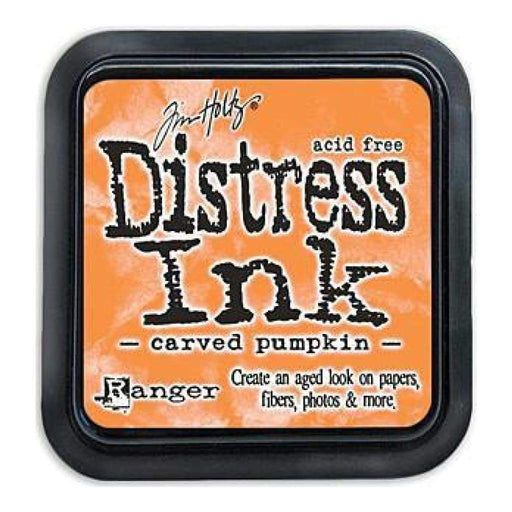 TIM HOLTZ DISTRESS INK STAMP PAD CARVED PUMPKIN - TIM43201