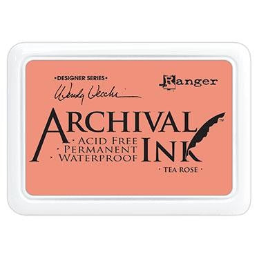 ARCHIVAL INK STAMP PAD TEA ROSE - AID45663