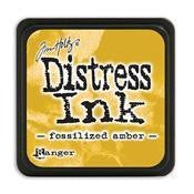 TIM HOLTZ DISTRESS MINI INK PAD FOSSILIZED AMBER - TDP46783
