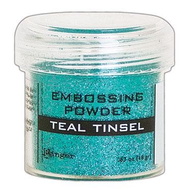RANGER EMBOSSING POWDER TEAL TINSEL - EPJ64589