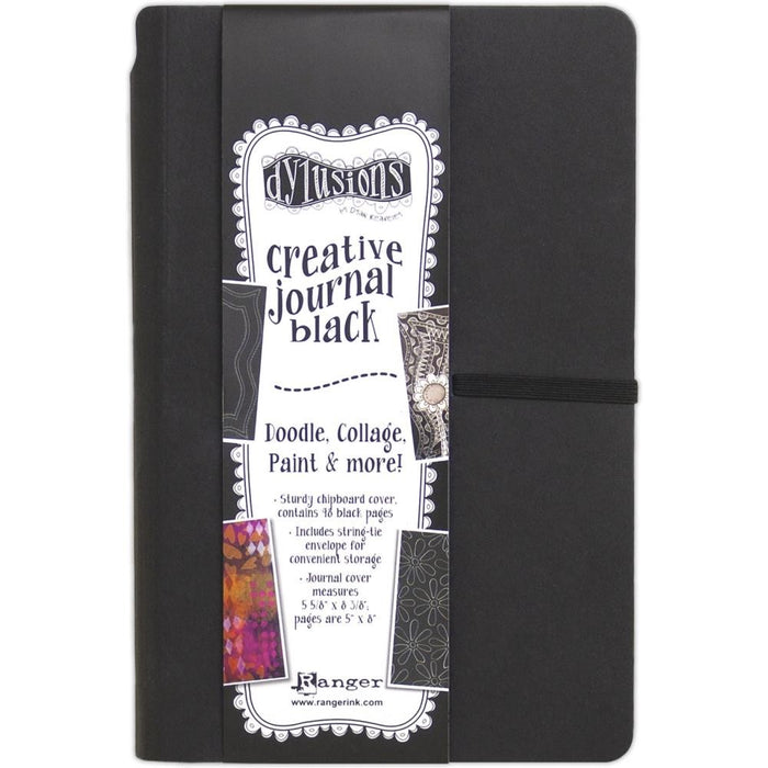 DYLUSIONS CREATIVE JOURNAL 5 X 8 BLACK - DYJ65630