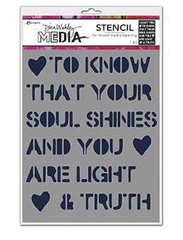DINA WAKLEY MASK AND STENCIL SOUL SHINES - MDS69263