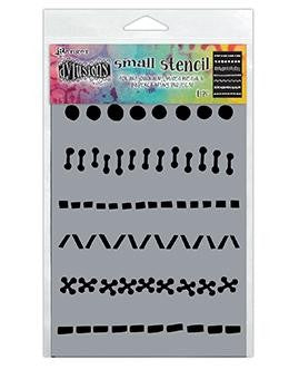 DYLUSIONS STENCIL SMALL A STITCH IN TIME - DYS71419