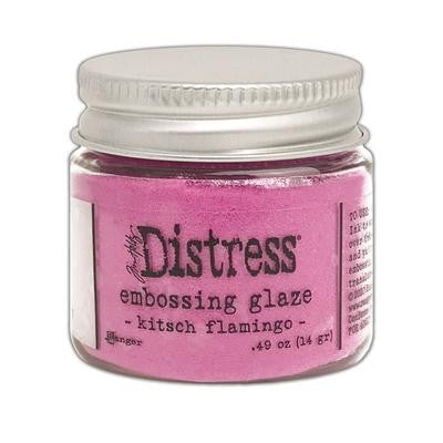 TIM HOLTZ DISTRESS EMBOSSING GLAZE KITSCH FLAMINGO - TDE73857
