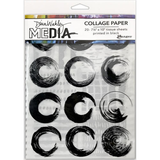 DINA WAKLEY MEDIA COLLAGE PAPER ELEMENTS - MDA74908