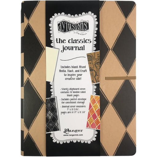 DYLUSIONS CREATIVE JOURNAL A4 CLASSIC KRAFT - DYJ77619