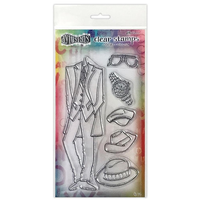 DYLUSIONS COUTURE STAMPS A DAY AT THE RACES - DYB78326