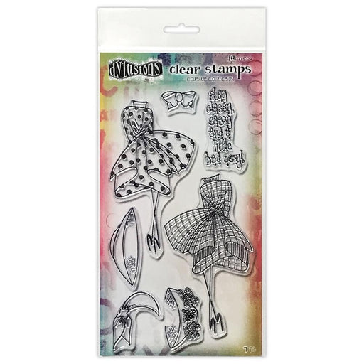 DYLUSIONS COUTURE STAMPS A WALK IN THE PARK DUO - DYB78418