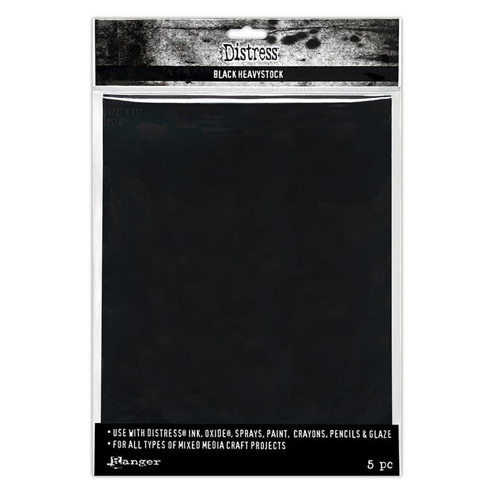 RANGER BLACK HEAVY CARDSTOCK 8.5 X 11 - TDA79293