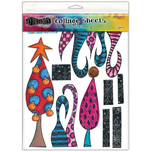 DYLUSIONS COLLAGE SHEETS CHRISTMAS 2 - DYA82071