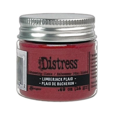 TIM HOLTZ DISTRESS EMBOSSING GLAZE LUMBERJACK PLAID - TDE82422