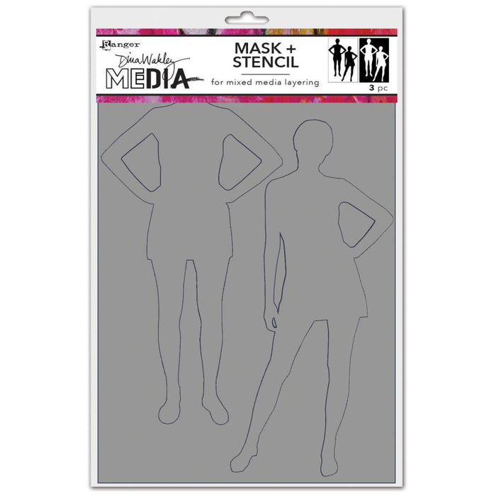 STENCILS DINA WAKLEY OLD SCHOOL - MDS83108