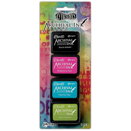 DYLUSION  ARCHIVAL INK MINI 4 PKT KIT 1- AMDK85218