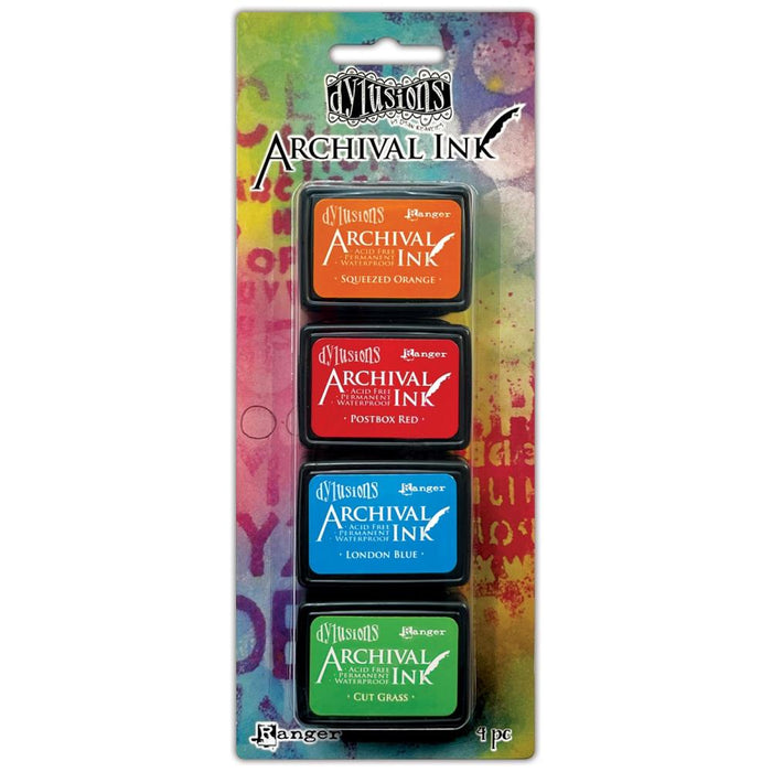 DYLUSION  ARCHIVAL INK MINI 4 PKT KIT 2 - AMDK85225