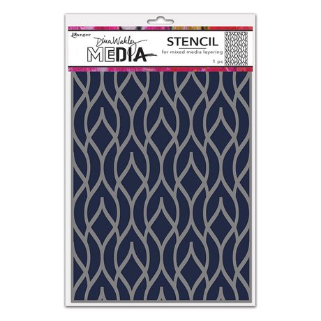DINA WAKLEY POINTY FENCE STENCIL - MDS87724