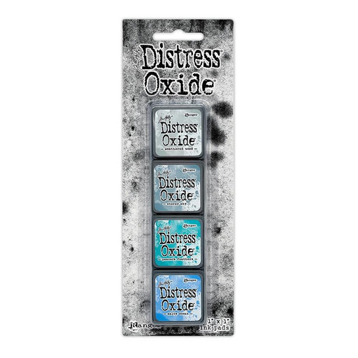 TIM HOLTZ DISTRESS MINI OXIDE INK PADS 4 PKT KIT 4 -TDIK91509