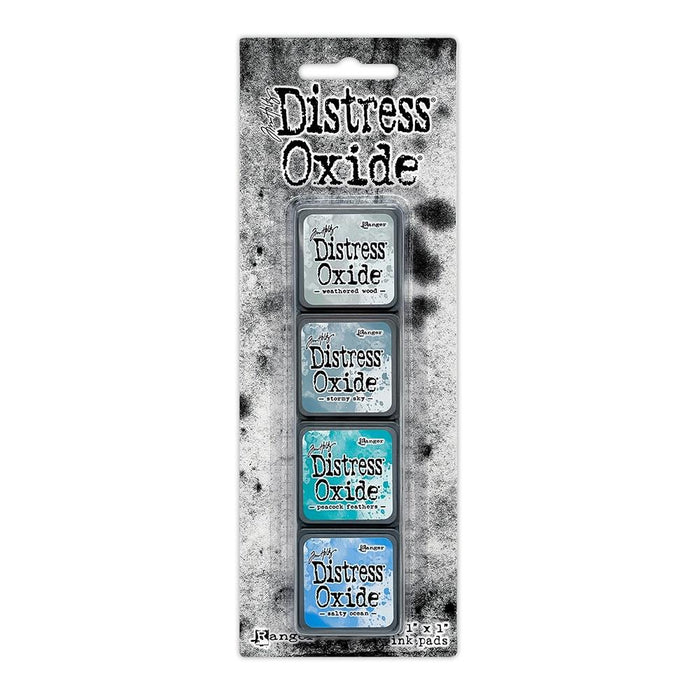TIM HOLTZ DISTRESS MINI OXIDE INK PADS 4 PKT KIT 4 -TDIK91509