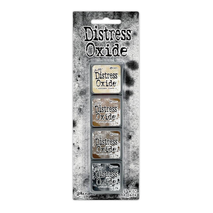 TIM HOLTZ DISTRESS MINI OXIDE INK PADS 4 PKT KIT 6 -TDIK91523