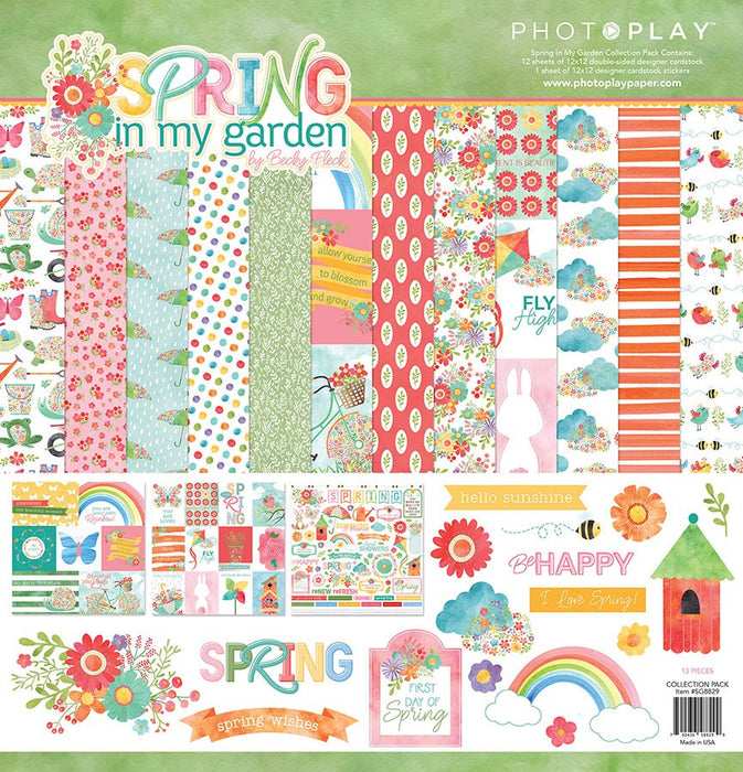 PHOTOPLAY 12 X12 COLLECTION PACK SPRING IN MY GARDEN - SG8829