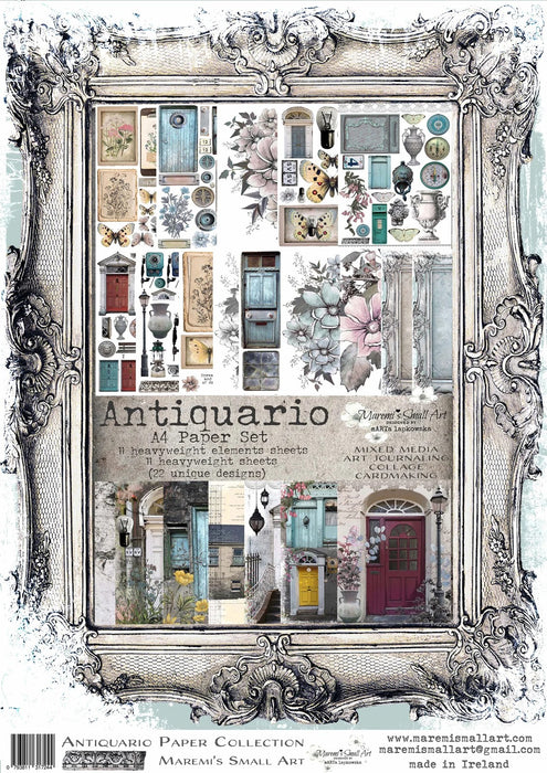 MAREMI'S SMALL ART BOOK BY MARTA LAPKOWSKA ANTIQUARIO APER SET A4- ANTIQUARIO 