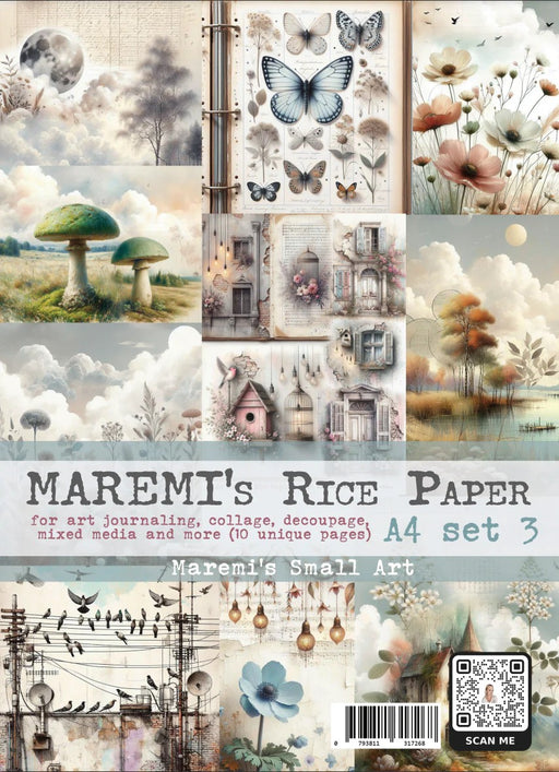 MAREMI'S SMALL ART RICE PAPER SET 3 A4 - 317268