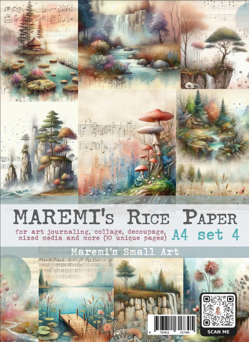 MAREMI'S SMALL ART RICE PAPER SET 4 A4 - 317305