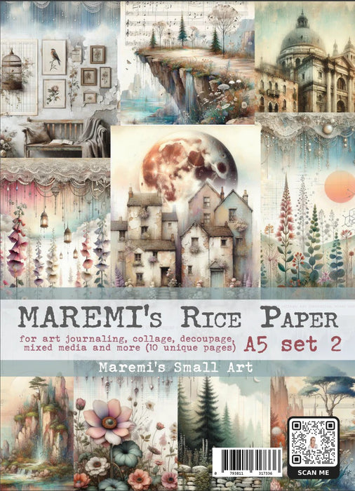 MAREMI'S SMALL ART RICE PAPER SET 2 A5 - 317336