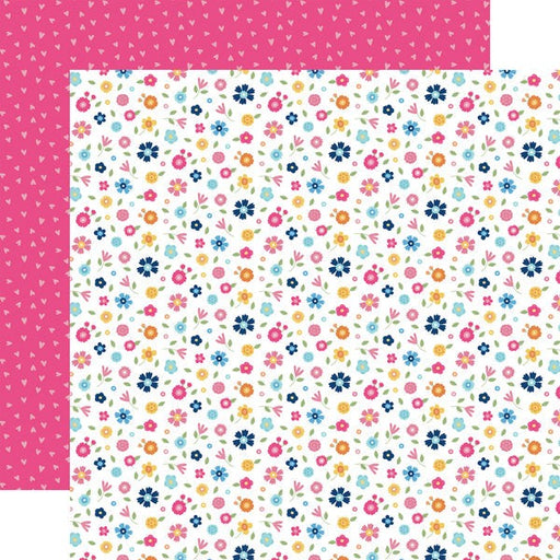 ECHO PARK 12 X 12 PLAY ALL DAY GIRL MIXED FLORAL - PAG268008