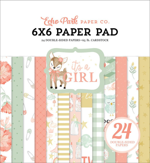 ECHO PARK 6 X 6 ITS A GIRL PAD - IAG277023