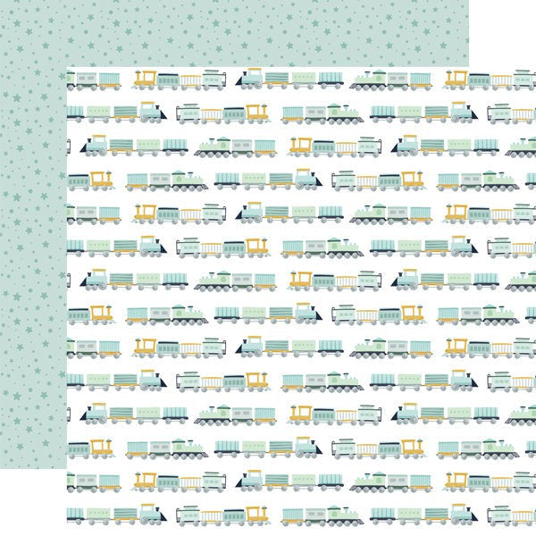 ECHO PARK 12X12 ITS A BOY CATCH THE TRAIN - IAB278013