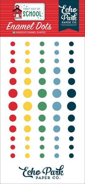 ECHO PARK FIRST DAY OF SCHOOL ENAMEL DOTS - FDS276028
